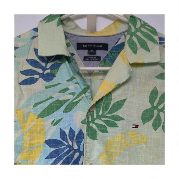 TOMMY HILFIGER HAWAIIAN STYLE 100% COTTON - SIZE M - Picture 3 of 6